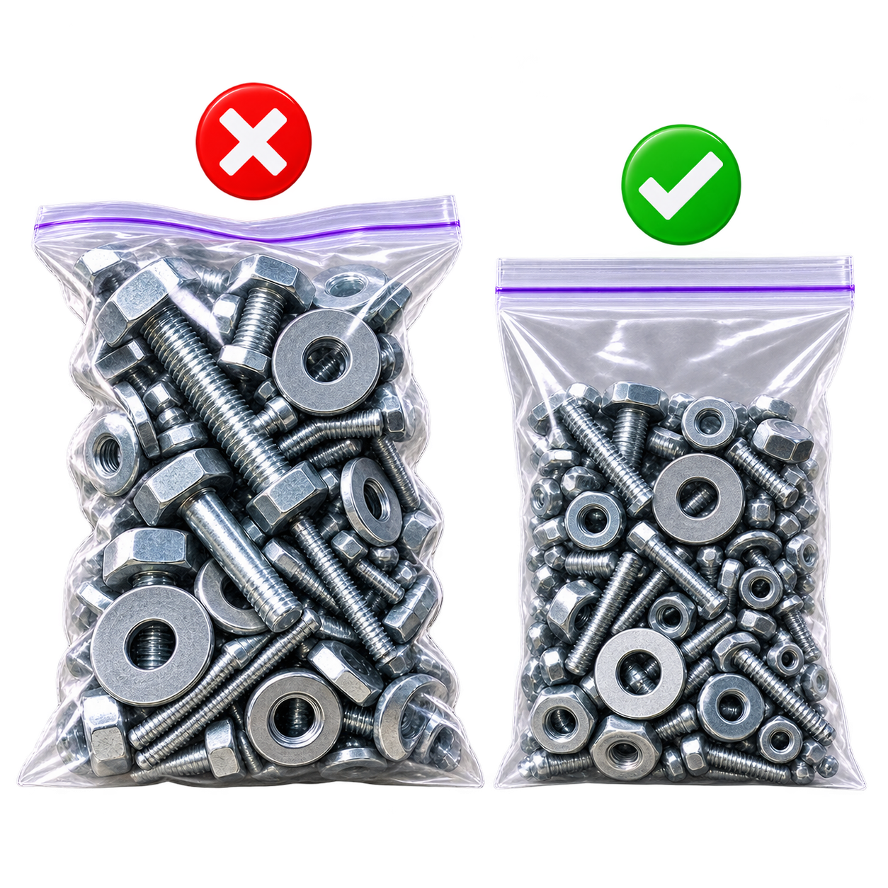 Порівняння форматів ZIP-lock пакетів для підбору під товар